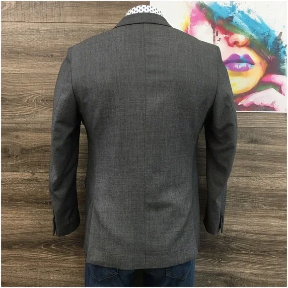 BANANA REPUBLIC Mens Wool Blazer Sport Coat Casual Jacket Size 42R Classic Suit